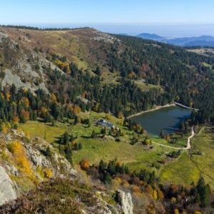 Campingplatz Clos De La Chaume: Panoramablick auf den Naturpark Ballons des Vosge